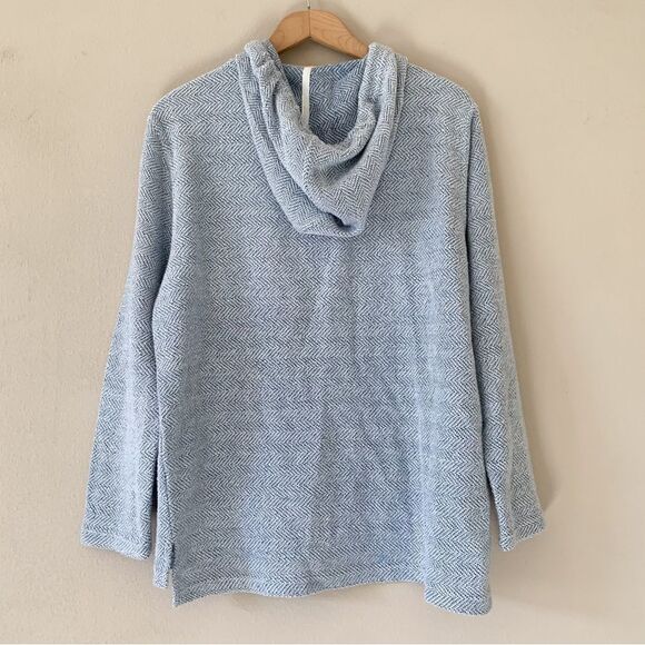 Ocean Drive Surfer Woven Knit Pullover Hoodie - Picture 7 of 7